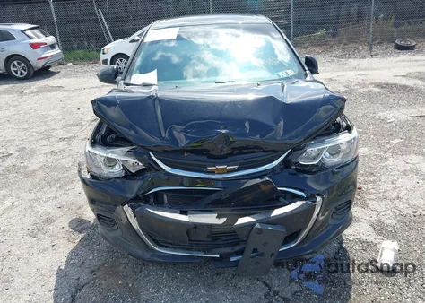 2019 Chevrolet Sonic Lt Auto из США, поврежденный, VIN 1G1JG6SB8K4136575